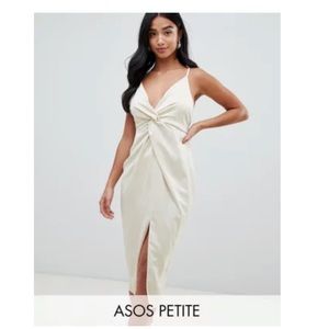 ASOS Midi Dress with Knot Detail.